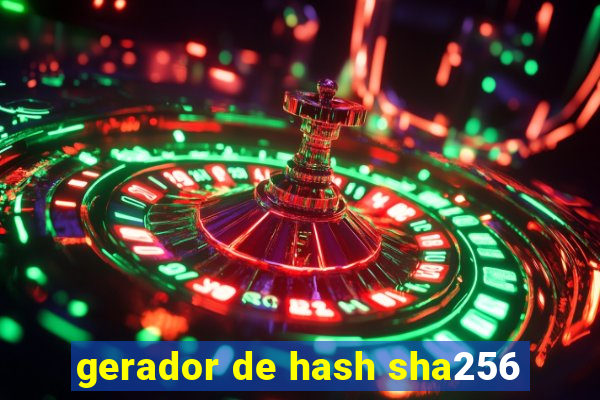 gerador de hash sha256